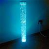 BiiKoon Lampada da Terra con Tubo A Bolle da 2,5 Piedi, 7 Colori Cambiano Lampada Lava A Forma di Pesce Finto for La Decorazione Domestica, Luce Notturna A LED Sensoriale