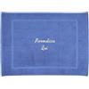 Cieffepi Home Collections NEW BASIC Tappeto bagno scendidoccia personalizzabile in spugna di puro cotone (Avio)