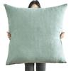 SWJ-swjssb Copri Federe Cuscini Divano 80x80 Copricuscino 60x60 Quadrato Con Cerniera,Federe Cuscino Moderne Per Camera Da Letto Divano Decorativo Velluto Elegante Lavabile ( Color : Lake Blue , Size : 70x70cm 1