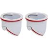 OemClima Valvola antiodore per scarico pavimento bagno antinsetti magnetica filtro griglia per piatto lavanderia toilette fogna sifone lavabo piletta doccia anti capelli antirefluss (2pcs 41mm)