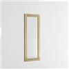 ARHome Specchiera Luxury, 146 x 56, Oro, Specchio da Parete, Prodotto in Italia