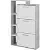 Vicco Scarpiera Orlando, Calcestruzzo, 80 x 128.3 cm con 3 scomparti