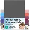 etérea Himmlische Qualität etérea Jersey lenzuolo con angoli 60x120-70x140 cm Antracite Epaisseur 5-15 cm - 100% Cotone - Oekotex materasso Letto copripiumino - lenzuola 60x120cm - 70x140cm Grigio