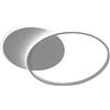 Vivida International VIVIDA - Plafoniera LED Eclipse 2, Stile Moderno, 50W, CCT 3000K/4000K, 2760/2930Lm, IP20, Beam Angle 120°, Colore Bianco