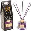 EKUIVÀL PARFUME Ekuival |Profumatore d'Ambiente, Diffusore con Bastoncini, Fragranze Ispirate ai Grandi Profumi 120ml (Jasmin Violet)