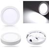Gloriashoponline PLAFONIERA TONDA 6 12 18 24 W LAMPADA PANNELLO LED LUCE BIANCA CALDA NATURALE (Luce bianca 6500K, 24.0 Watt)