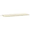 vidaXL Cuscini Panca Giardino 2pz Bianco Crema 180x50x7 Tessuto Oxford, Cuscino, Cuscino per Panca, Cuscino per Sedile, Cuscino per Esterni