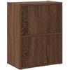 vidaXL Libreria Rovere Marrone 40x24x52 cm in Legno Multistrato, Armadio di stoccaggio, libreria Rack, scaffale di stoccaggio, libreria scaffale