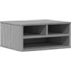 vidaXL Supporto Stampante Grigio Sonoma 49x40x22,5cm Legno Multistrato, Tavolo per Stampante, Organizer per File, Supporto per Stampante con portaoggetti