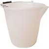 Blim Secchio in Polietilene Alta Resistenza con Becco Antigoccia e Scala Graduata, Manico Rinforzato, Ideale per Pulizie, Giardinaggio ed Edilizia, Made in Italy, Plastica Riciclabile e Robusta