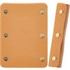 Beebeecraft 1 Scatola da 4 Pezzi di Manici per Borsa in Similpelle PU Color Bronzo Impugnatura per Borsa Protezioni per Manici per Borse Cinturini Artigianali Forniture per La Realizzazione di Borse