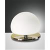 FABAS LUCE 3570-30-138 Tavolo Morgana Struttura in metallo e vetro soffiato Cromo Regolazione luce al tocco