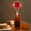 Starnearby Lampada Bottiglia Senza Fili Touch, Lampada da Tavolo Bottiglia LED Ricaricabile a Forma di Fungo, Lampada da Comodino Dimmerabile 3 Colori per Casa, Bar, Ristorante (Rosso)