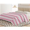BANZAII TEXTILE INNOVATOR ONLINE Banzaii Telo Copriletto Multiuso 170x250 cm, Copridivano Universale, Telo Arredo per Letto e Divano, Copritutto Resistente Iris Rosa