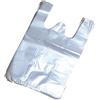 XUMIN 100 sacchetti in plastica trasparente a forma di gilet, per alimenti/spesa/asporto/prodotti alimentari, Transparent, 22.5x40cm