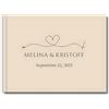 Generic Libro degli ospiti matrimonio personalizzato - Album matrimonio personalizzato, guest book Polaroid con copertina rigida elegante, idea regalo sposi
