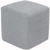 HHONGWYT Quadrato Copri Pouf 40x40/45x45/60x60 Elasticizzato Copri Ottomano Velluto Quadrato Copri Sgabello Copertura Pouf Fodera poggiapiedi Quadrato Fodere Coprisgabello,#7,50x50x40cm