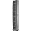 Emporium Living - Pop Scarpiera Grigio di Design Girevole Verticale in Polypropylene con 11 Ripiani - Base Ø 40 × 173 cm - Made in Italy