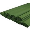 Netuno 10 rotoli di carta crespa verde oliva 200 x 50 cm carta crespa colorata di alta qualità per lavoretti compleanno matrimonio Natale Pasqua Carnevale decorazioni fiori regali