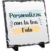 Woopers Foto su Pietra di Ardesia Personalizzata con Immagine e Scirtta 15x15 - Idea Regalo Festa della Mamma