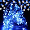 HEGEHE Kit luci a stringa LED 12V, luci natalizie LED flessibili impermeabili blu 20M con alimentatore switching, luci in filo di rame da 200 LEDs/m, decorazione per interni ed esterni