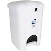 Tontarelli 8101535 - Pattumiera a pedale Carolina con secchio interno, 16 L