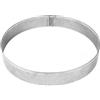 PAVONI Italia Fascia per Torte MICROFORATA Tonda 23CM H3,5CM Acciaio Inox Art XF2335 1PZ Singolo