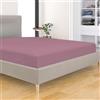 BANZAII TEXTILE INNOVATOR ONLINE Banzaii Lenzuolo sotto con Angoli Invernale Felpato in Flanella Anti-Pilling 100% Cotone Tinta Unita Una Piazza e Mezza 110/120 x 200 cm Lavanda