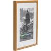 BD ART Cornice portafoto 29,7 x 42 cm (A3), con passepartout 21 x 30 cm (A4), rovere