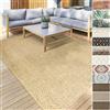 Floordirekt Tappeto da Esterno Resistente alle intemperie e ai Raggi UV, per terrazza, Balcone, Cucina, corridoio e Soggiorno, Robusto Tappeto a Pelo Corto, Lavabile, 80 x 150 cm, Colore Beige