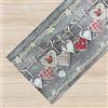 IlGruppone Tappeto Cucina Antiscivolo Made in Italy Passatoia Antimacchia Multiuso Corridoio Soggiorno Lavabile in Lavatrice - Stella Alpina - 50x150cm