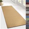 KARAT Tappeto a passatoia per Cucina, corridoio e Soggiorno, Tappeto su Misura, al Metro, per corridoio, Soggiorno, Tappeto (80 x 150 cm, Rapido, Beige)