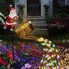 Dayysiuy Solar Natalizie Per Bollitore, Babbo Natale Con Innaffiatoio Luminoso, Antico Decorative Per Prato Da Giardino, Lanterne, Impermeabili, Per Giardino, Cortile E Terrazza