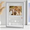 iDIY Targa di Spotify personalizzata con foto-Cornice Portafoto spotify personalizzata,regalo per San Valentino,regalo per uomo,donna,coppia,regalo di anniversario,regalo di Natale, 30X40cm