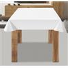 Confezioni Giuliana Mollettone Salvatavolo Sottotovaglia universale SENZA ELASTICO Made in Italy 100% Cotone tipo feltro proteggi tavolo - Piano tavolo 90x170