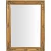 Biscottini Specchio da parete L62xPR4xH82 - Specchio bagno - Specchio decorazioni casa - Arredamento casa - Specchio da parete lungo - Decorazioni camera da letto shabby - Specchio camera da letto