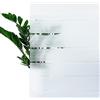 DecoMeister Pellicola Statica per Finestre 45x150 cm - Pellicola per Vetri Decorativa in PVC Perdita di Luce e Senza Colla - Facile da Applicare per Finestra e Cabina Doccia - Effetto Fasce