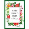 MG Design Cornice 48x68 cm - colore Verde, in legno, con vetro acrilico - da appendere in verticale o in orizzontale, senza sfondo, per foto, poster, puzzle