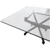 emmevi Tovaglia Trasparente Satinata Pellicola Pvc Opaca Copritavolo Antimacchia Spessa 100x200 Cm Chiara
