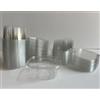 DPdantepellacani 50 Vaschette Contenitori PET (classe 1) per alimenti con Coperchio Ermetico Monouso per cibo fresco, Ristorazione e Congelamento freezer (500 ml)