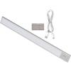 Generico Illuminazione Sotto, Barra Luce Notturna Senza Fili con 3 Colori, Installazione Senza Fori per Bar, Scale, Cassetti e Armadi