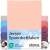 etérea Himmlische Qualität etérea Jersey lenzuolo con angoli 100x200-120x200 cm Rosa pallido Epaisseur 15-25 cm - 100% Cotone - Oekotex materasso Letto copripiumino - lenzuola 100x200cm - 120x200cm Rose