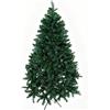HOMCOM Albero di Natale Artificiale Alto 180cm con 1000 Rami Rigogliosi