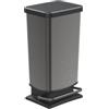 Rotho Paso Pattumiera 40l con pedale e coperchio, plastica (PP) senza BPA, 40 (35,3 x 29,5 x 67,6 cm)