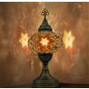 VALVELLO | Lampada A Mosaico | Marrone | Turca Marocchina, Stile Tiffany, Decorativa In Vetro Per Camera Da Letto, Soggiorno, Regalo Per Occasioni Speciali/Persona Speciale