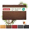 Floordirekt Zerbino per interni ed esterni, 50 x 80 cm, marrone, in cocco, per porta di casa, antiscivolo, in cocco, zerbino (24 mm)