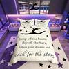 Homemissing Set copripiumino da ginnastica per amante della ginnastica Biancheria da letto per ballerina e ballerino, in microfibra, copriletto, a forma di corpo, bianco, per camera da letto singolo