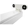 LEDLUX Porta Lampada Plafoniera Per Doppio 2 Tubi Led T8 da 60cm Interno Non Impermeabile IP20