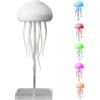 Jeruytgh Jelly Fish Light Lamp | Glowing Jellyfish Lamp | Jelly Fish Lamps | Voice Control LED Lamps | Floating Jellyfish Lamp | Smart Table Lamp Cute Jellyfish Lights For Parents Bedside