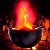 SLS SHOP TEMPO DI SALDI Lampada Effetto Fuoco Con Fiamma Finta Luci A Led Rosse E Catena A Sospensione